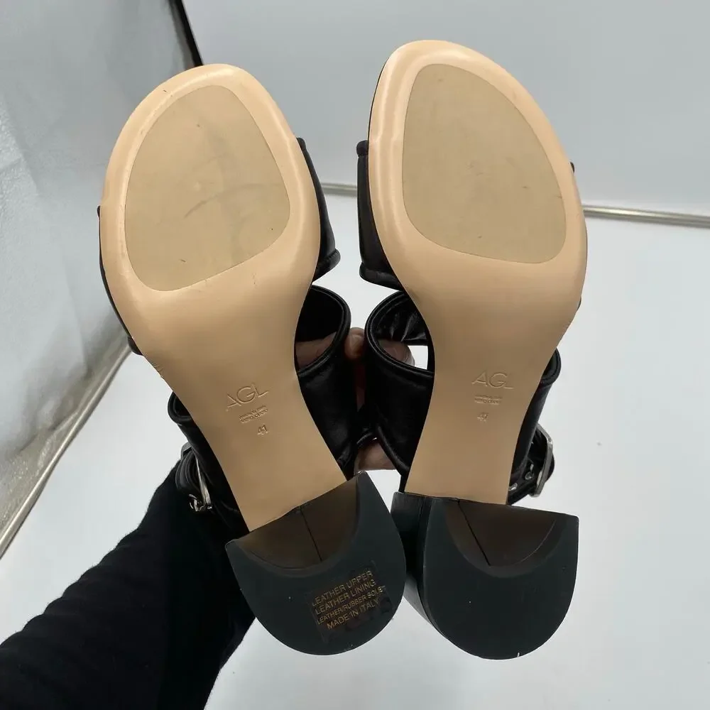 Agl black leather